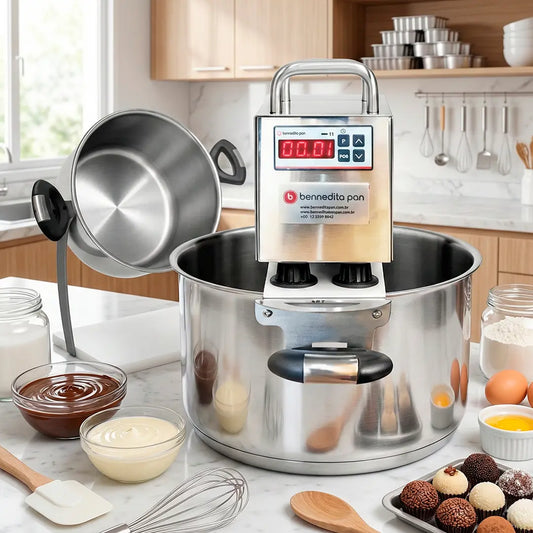 BP Inox 8,5L Panela Automática + Virapan