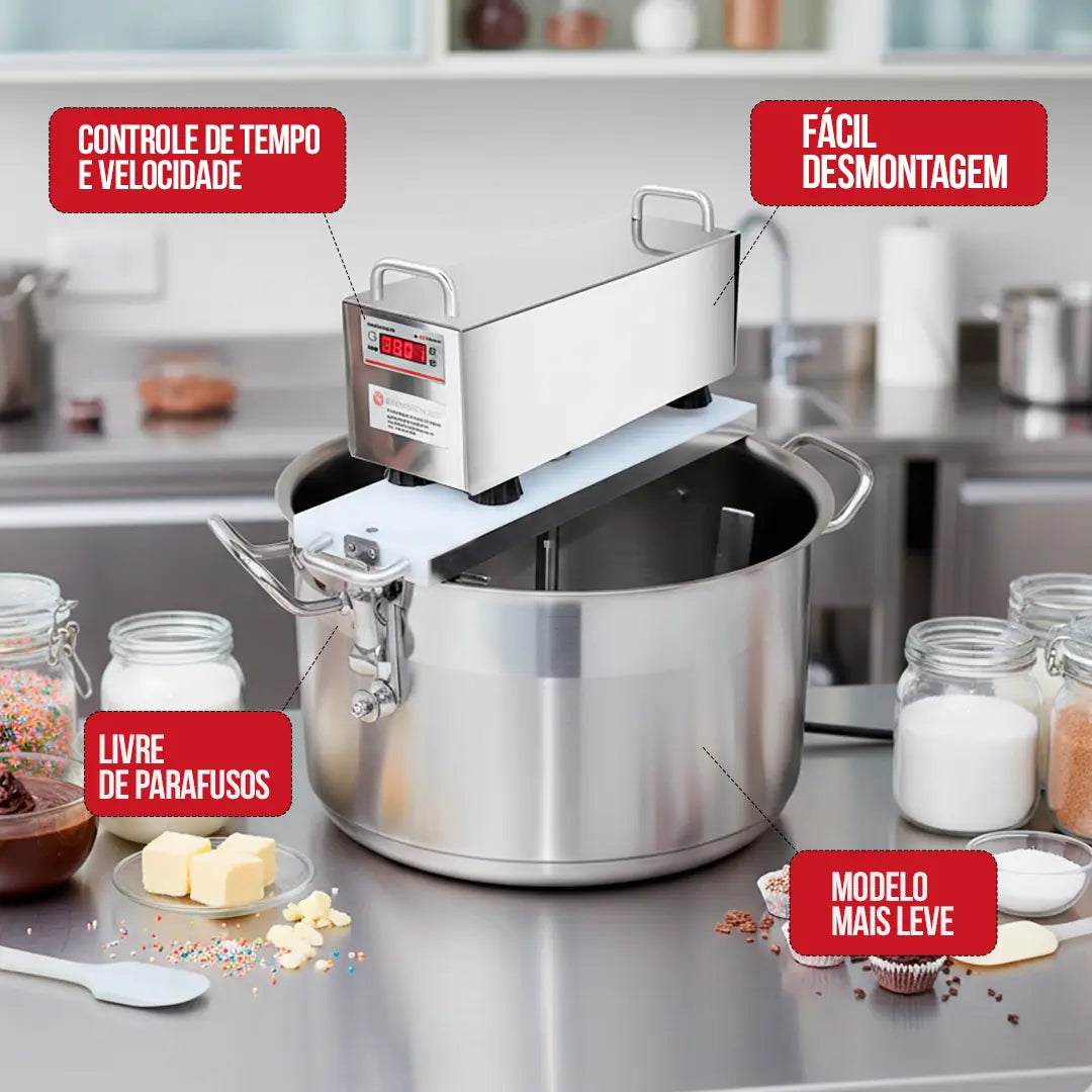 BP MegaPlus 22L - Características da maior panela automática Bennedita Pan