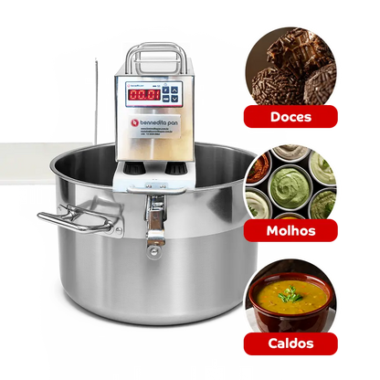 BP Megaplus 22L Panela Automática Bivolt – Produção Industrial, Doces Cremosos, Molhos, Caldos e Geleias