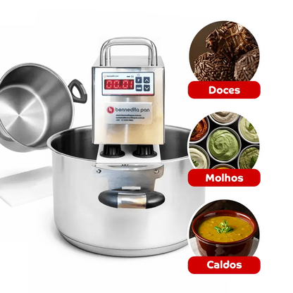 BP Inox 8,5L Panela Automática + Virapan  – Doces Cremosos, Molhos, Caldos e Geleias