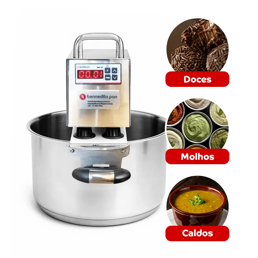 BP Inox 8,5L Panela Automática – Doces Cremosos, Molhos, Caldos e Geleias