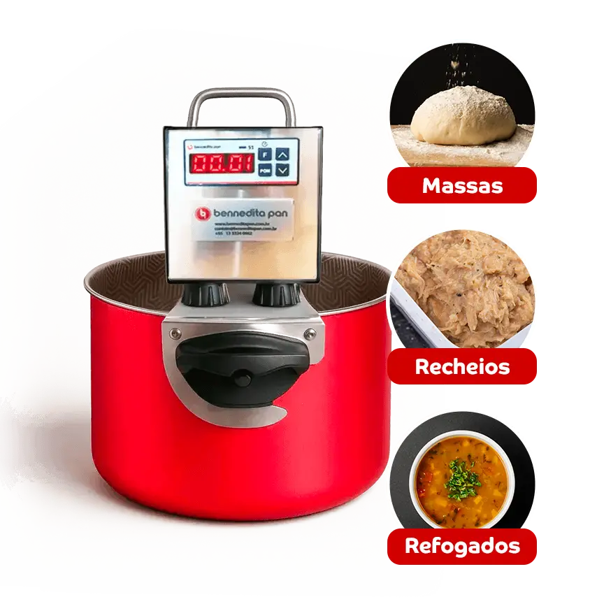 BP Farina Panela 11,8L Automática Bivolt - Massas Pesadas, Recheios, Refogados